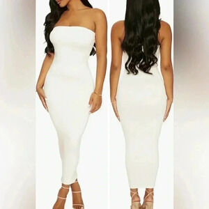 NAKED WARDROBE Meant Tu-Be Maxi Dress